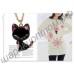 Подвеска Retro Black oil paint Cat Sweater